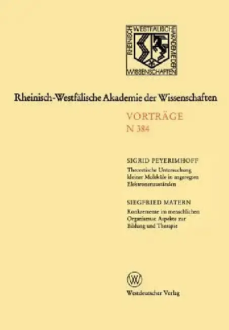 Cover of Rheinisch-Westfälische Akademie Der Wissenschaften