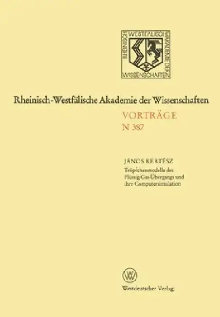 Cover of Tröpfchenmodelle des Flüssig-Gas-Übergangs und ihre Computersimulation