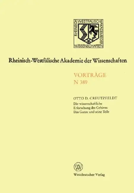 Cover of Die wissenschaftliche Erforschung des Gehirns