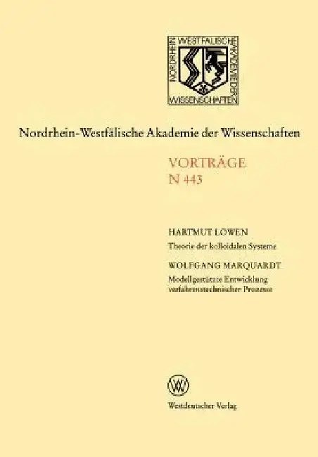 Cover of Nordrhein-Westfälische Akademie Der Wissenschaften
