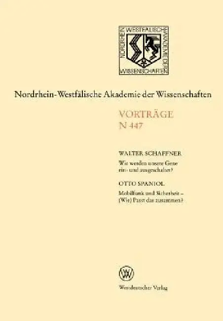 Cover of Nordrhein-Westfälische Akademie Der Wissenschaften