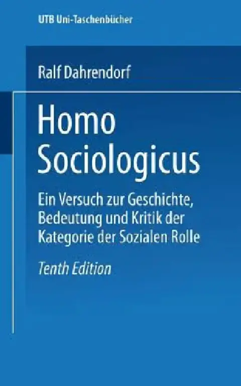 Cover of Homo Sociologicus