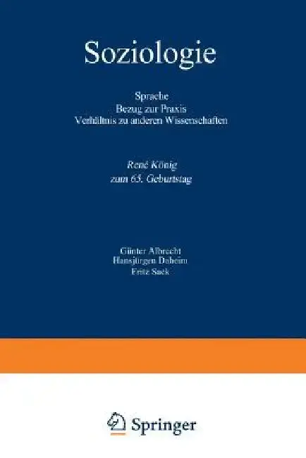 Cover of Soziologie
