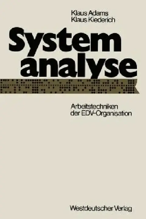 Cover of Systemanalyse