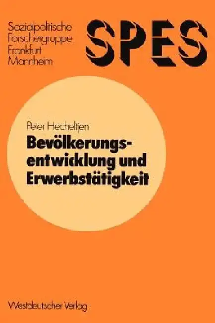 Cover of Bevölkerungsentwicklung Und Erwerbstätigkeit