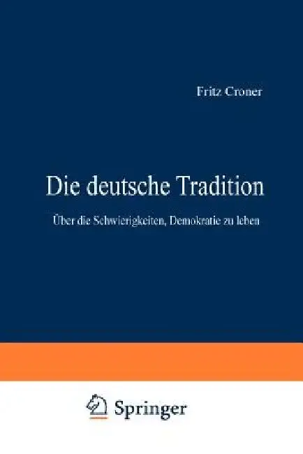 Cover of Die Deutsche Tradition