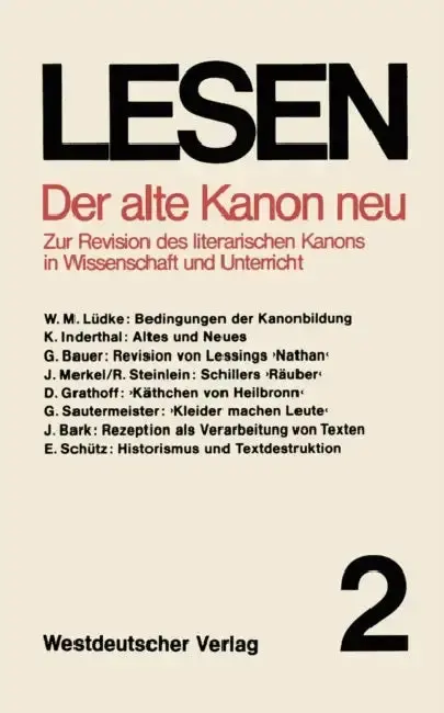 Cover of Der Alte Kanon Neu