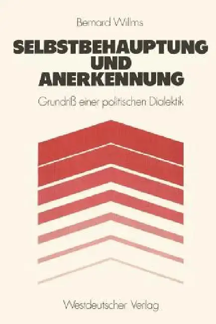 Cover of Selbstbehauptung Und Anerkennung