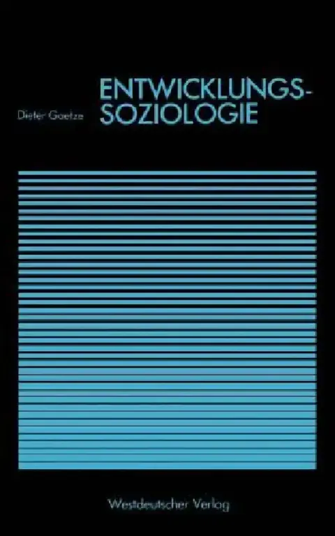 Cover of Entwicklungssoziologie