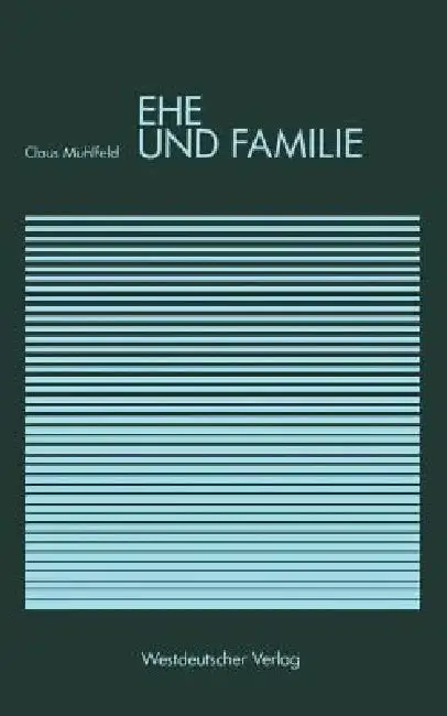 Cover of Ehe Und Familie
