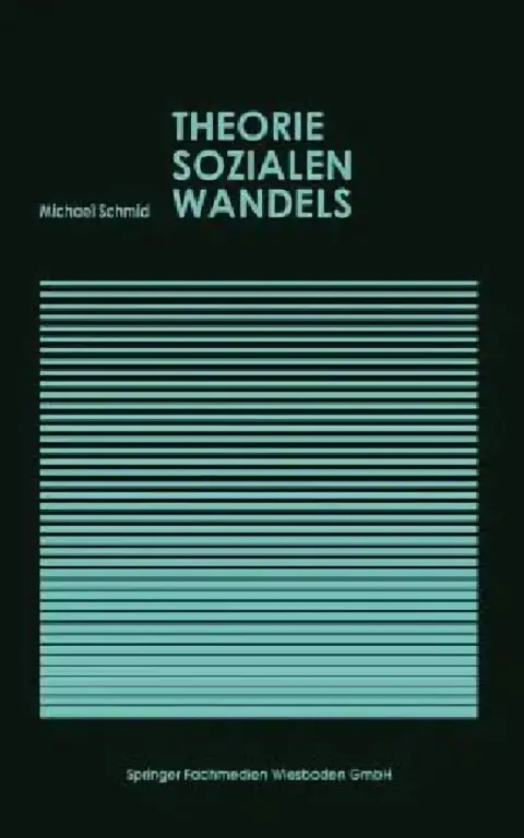 Cover of Theorie Sozialen Wandels