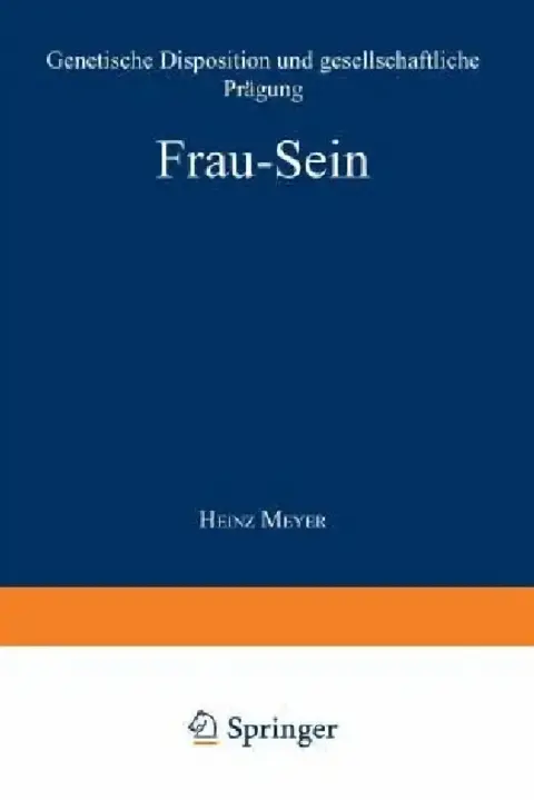 Cover of Frau -- Sein