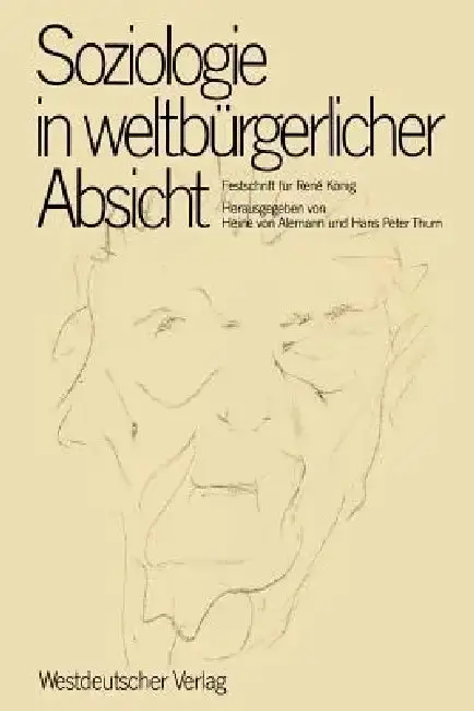 Cover of Soziologie in Weltbürgerlicher Absicht