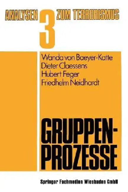 Cover of Gruppenprozesse