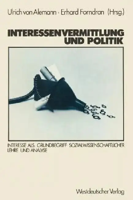 Cover of Interessenvermittlung Und Politik