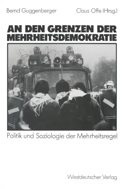 Cover of An Den Grenzen Der Mehrheitsdemokratie