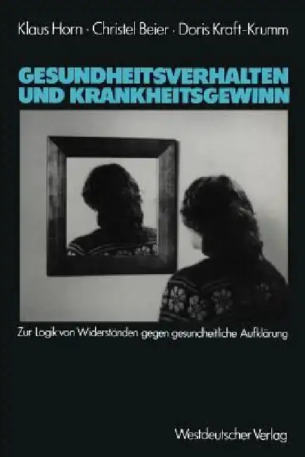 Cover of Gesundheitsverhalten Und Krankheitsgewinn