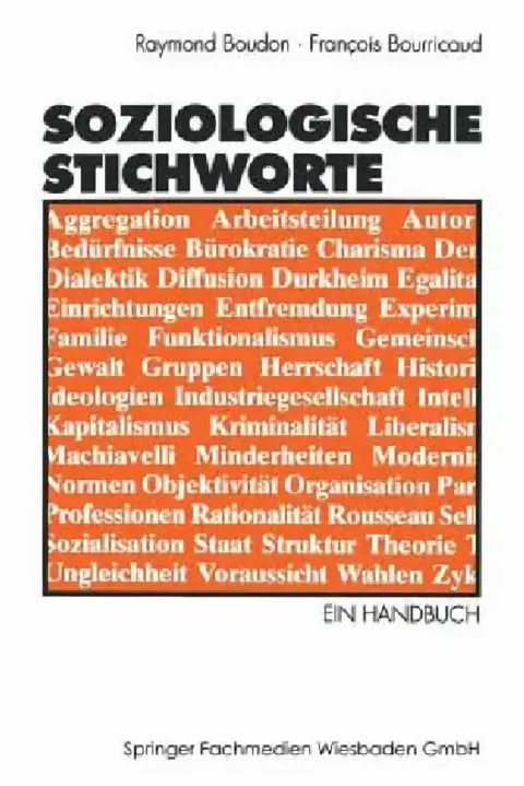 Cover of Soziologische Stichworte