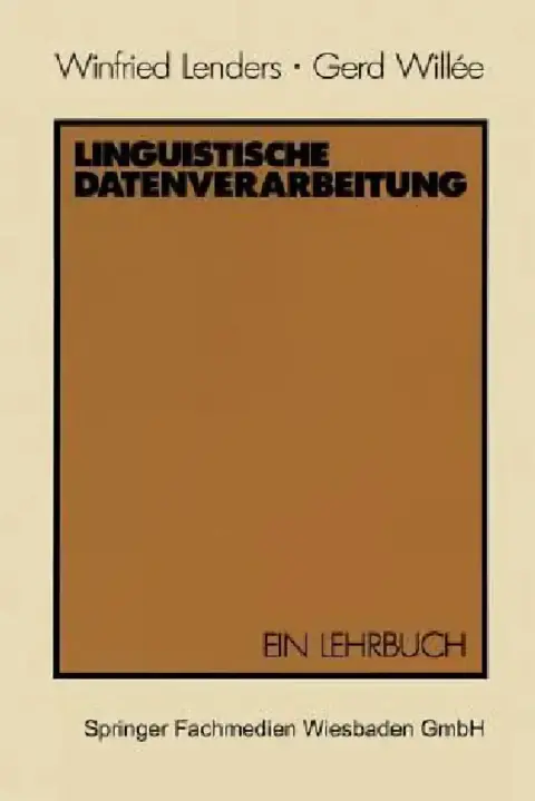 Cover of Linguistische Datenverarbeitung