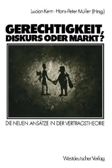Cover of Gerechtigkeit, Diskurs Oder Markt?