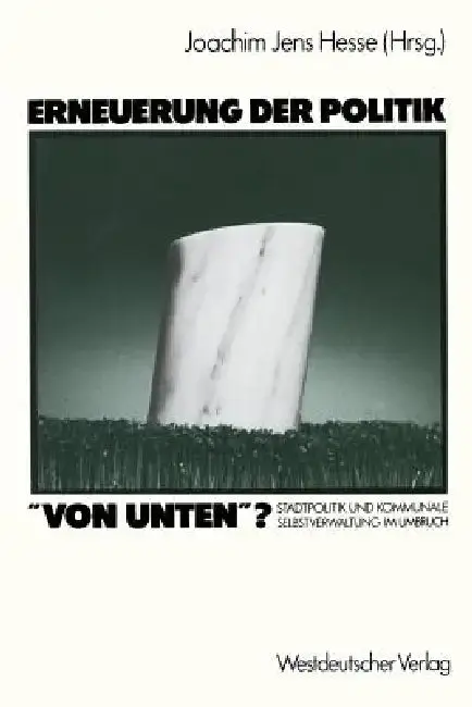 Cover of Erneuerung Der Politik "Von Unten"?