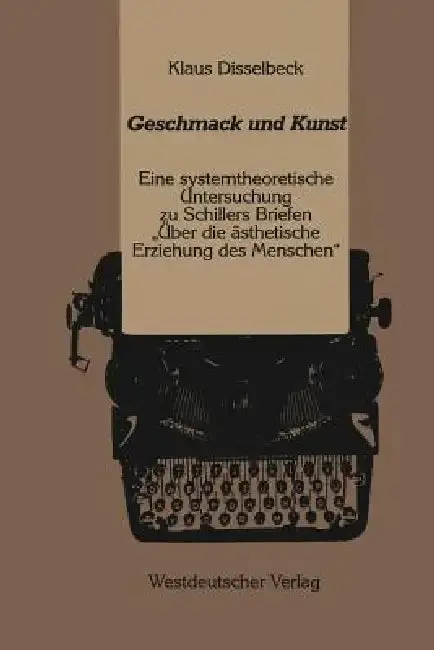 Cover of Geschmack Und Kunst