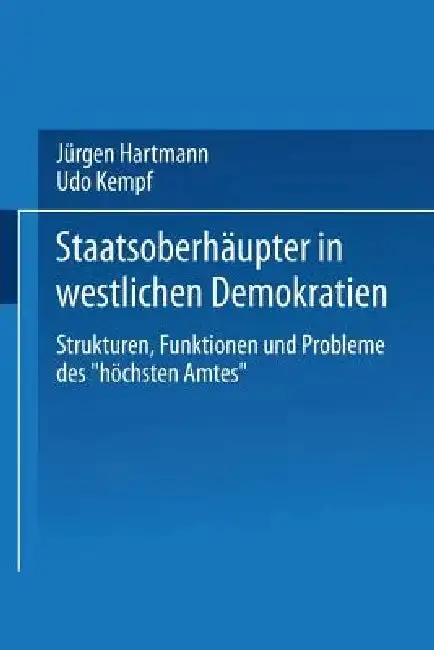 Cover of Staatsoberhäupter in Westlichen Demokratien