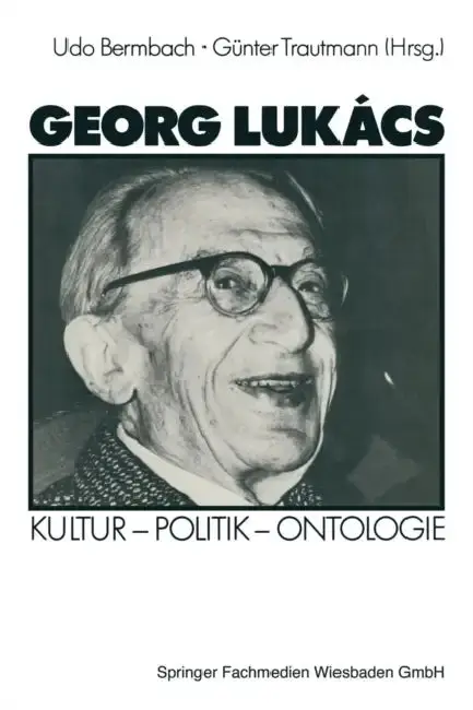 Cover of Georg Lukács