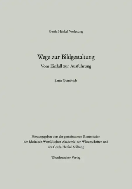 Cover of Wege Zur Bildgestaltung