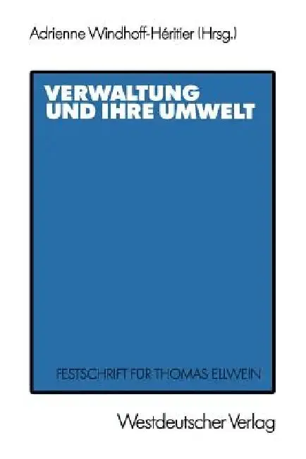 Cover of Verwaltung Und Ihre Umwelt