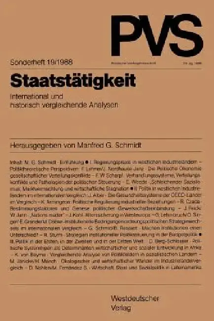 Cover of Staatstätigkeit