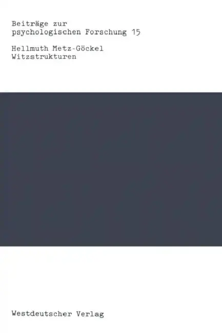 Cover of Witzstrukturen