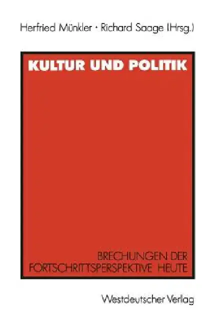 Cover of Kultur Und Politik