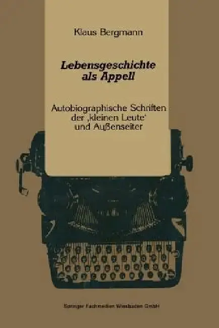 Cover of Lebensgeschichte ALS Appell