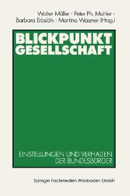 Cover of Blickpunkt Gesellschaft