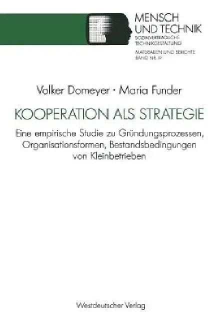 Cover of Kooperation ALS Strategie