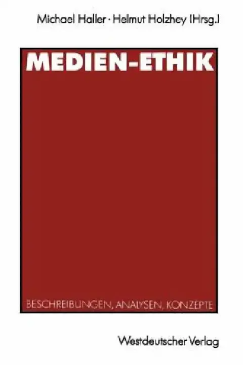 Cover of Medien-Ethik