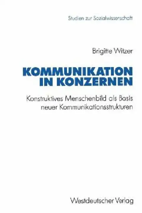 Cover of Kommunikation in Konzernen