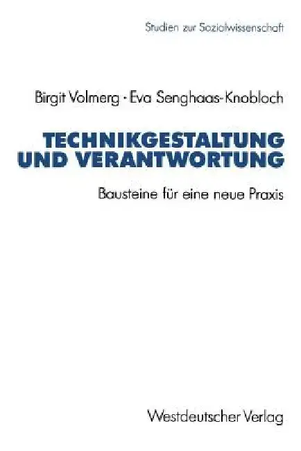 Cover of Technikgestaltung Und Verantwortung