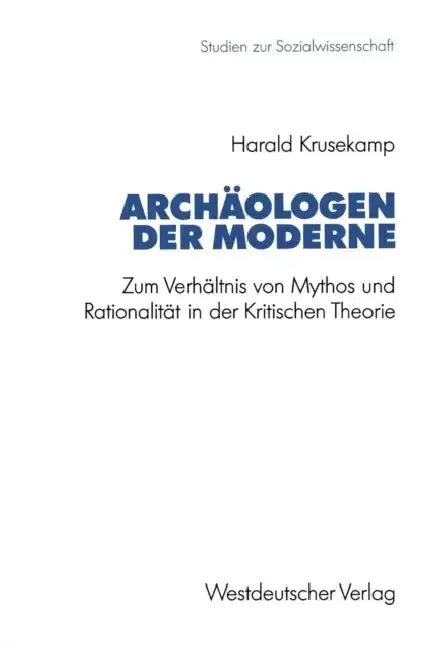 Cover of Archäologen Der Moderne