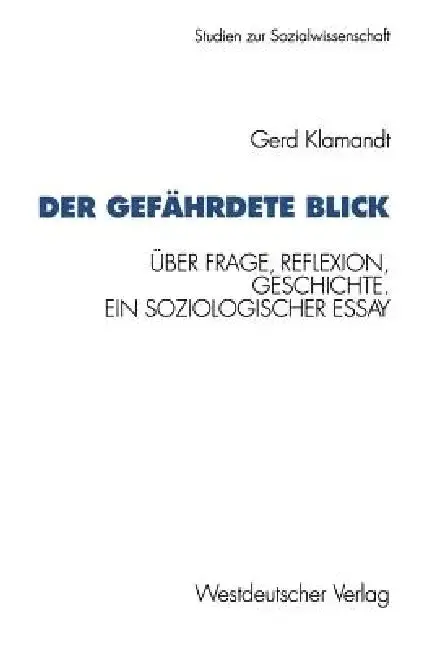 Cover of Der Gefährdete Blick