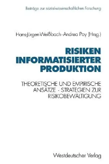 Cover of Risiken Informatisierter Produktion