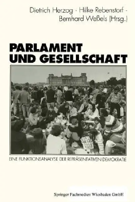 Cover of Parlament Und Gesellschaft