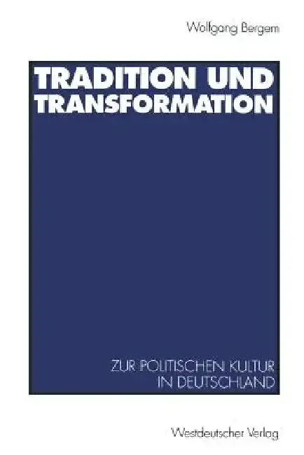 Cover of Tradition Und Transformation