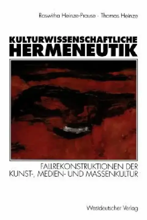 Cover of Kulturwissenschaftliche Hermeneutik