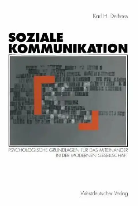 Cover of Soziale Kommunikation