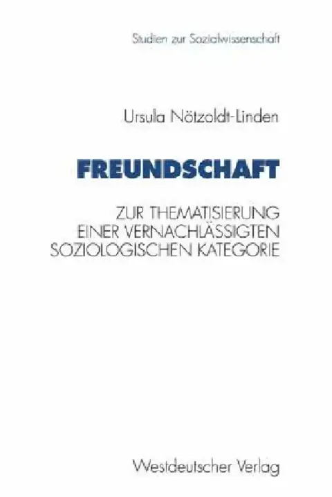 Cover of Freundschaft