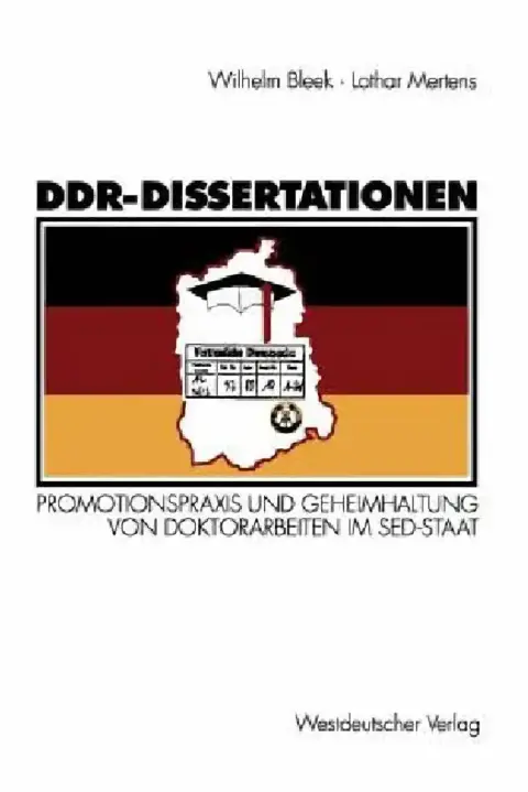 Cover of Ddr-Dissertationen