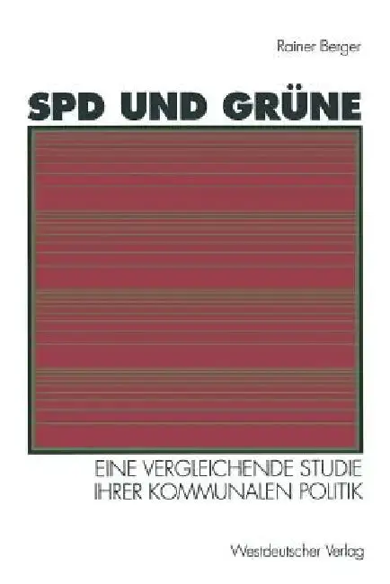 Cover of SPD Und Grüne