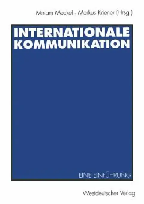 Cover of Internationale Kommunikation